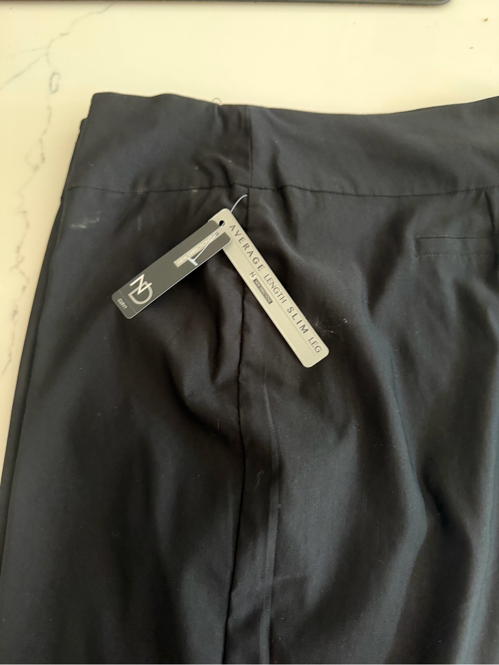 New Directions Black Slim Leg Dress Pants with Tag